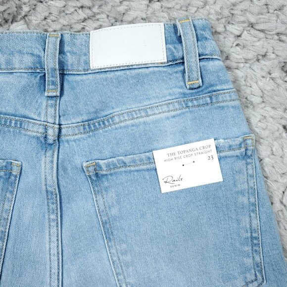 Rails Light Blue Ankle Jeans - Picture 4 of 9